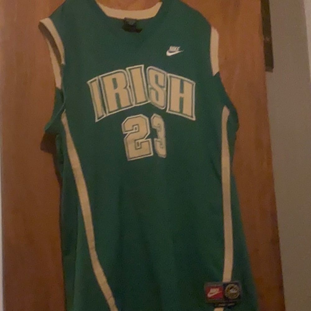 Lebron James #23 Nike Irish Green Jersey XXL